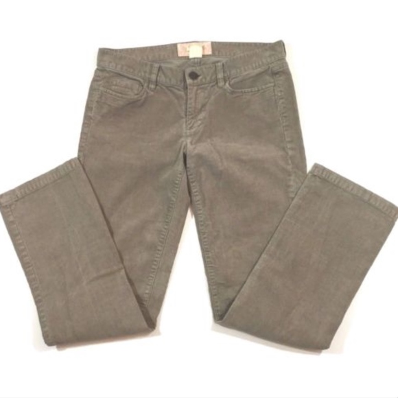 J. Crew Pants - J Crew Matchstick Straight Narrow Khaki Cords 28S